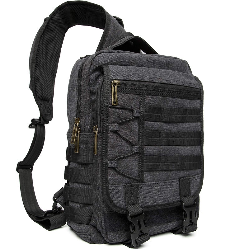 NICGID Tactical Military Backpack Large Daypack Molle Army Assault Pack Bug Out Bag Water Resistant Travel Fishing Hiking Trekking Rucksack - Image 1